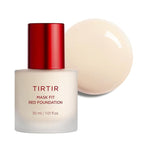 TIRTIR Mask Fit Red FoundationㅣLong Lasting Flawless Coverage, Energy Essence, Lightweight, Hydrating, Pore-Blurring, Breathable Satin Finish, Makeup, Radiant Skin, #13N Fair Ivory, 1.01 Fl Oz