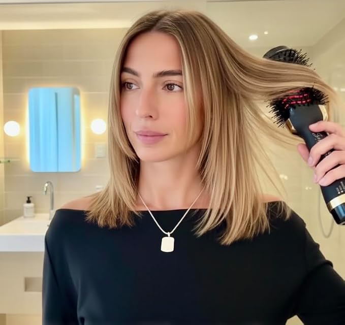 Infrared Professional Hot Air Brush-Premium Salon Quality – Lightweight & Powerful – Sebastian Hair Iron