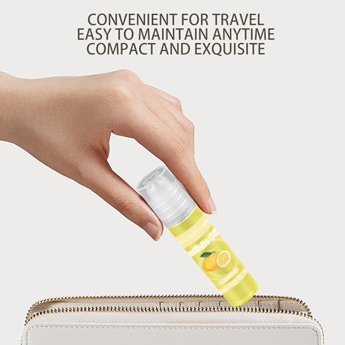 2pcs Cuticle Oil Roller Nourishing Cuticle Oil for Nails Hydrating and Cuticles Moisturizing Nail Care Products(Lemon & Rose)