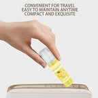 2pcs Cuticle Oil Roller Nourishing Cuticle Oil for Nails Hydrating and Cuticles Moisturizing Nail Care Products(Lemon & Rose)