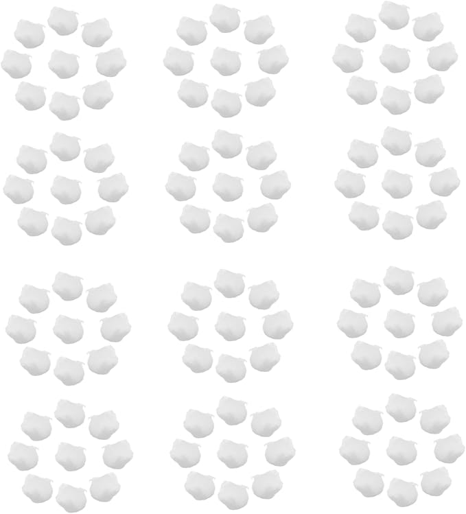 2pack Cotton Balls for Makeup Removal Nail Polish Soft Cotton Swabs Washable Face Pads Household Applicators Multi-Purpose Balls