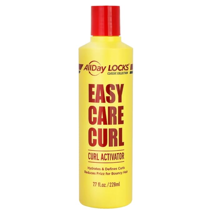 AllDay Locks Classic Easy Care Curl Activator (7.7 oz) | Hydrating & Frizz-Free Curl-Enhancer Milk | Nourish, Replenish & Define Curly Hair | Springy, Flexible Hold | 7.7 oz