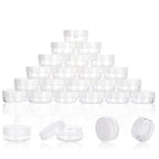 3 Gram Lip Balm Containers, 25 Count Tiny Makeup Travel Containers with Lids