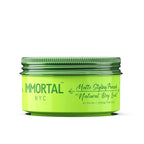 Immortal NYC Natural Dry Look Hair Wax - 8 out of 9 Holding Ability, Matte Finish - All Natural Water-Based Hair Wax for Men - No Residue, All Hair Types