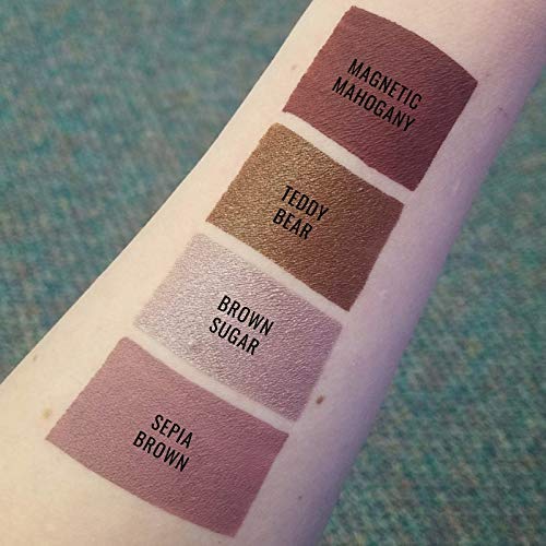 Aromi Chocolate Brown Metallic Matte Liquid Lipstick | Mahogany Bronze, Shimmery Finish, Vegan, Cruelty-free, Long-Lasting, Waterproof, Handmade (Teddy Bear)