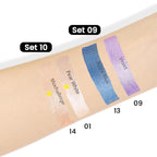 evpct 2Pcs Cream Eyeshadow Sticks Set for Eyes Pearl White & Mocha Beige Shimmer Eye Crayon Shadow Brightener Stick Pencil Pen Bulk sombras en crema para ojos 01+14