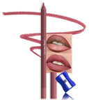 evpct 1Pcs Mauve Red Matte Long Lasting Lip Liner Pencils Makeup for Shaping & Sculpting Lips, No Transfer Long Wear Waterproof Pigmented Lip Liner lipliners Crayon Lipstick Pencil Sharpener 05