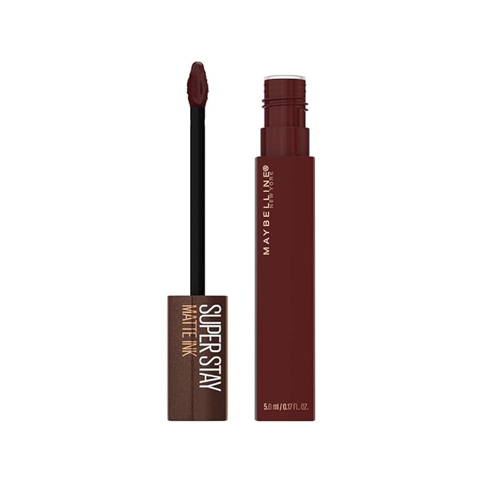 Maybelline New York SuperStay Matte Ink Liquid Lipstick, Coffee Edition, Mocha Inventor, 0.17 Ounce
