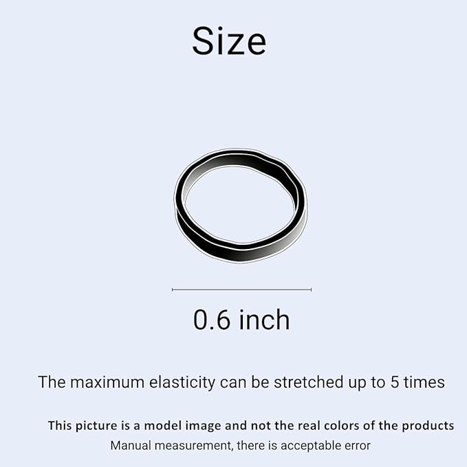 3200 Pcs Elastic Rubber Bands Small Hair Ties Hair Rubber Mini Hair Bands Hair Elastics Tiny Soft Holder Ponytails for Girls (Pearlescent Purple)