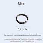 3200 Pcs Elastic Rubber Bands Small Hair Ties Hair Rubber Mini Hair Bands Hair Elastics Tiny Soft Holder Ponytails for Girls (Multicolor with dots)