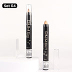 evpct 2Pcs Cream Eyeshadow Sticks Set for Eyes Beige Gold & Bronze Gold Shimmer Eye Crayon Shadow Brightener Stick Pencil Pen Bulk sombras en crema para ojos 05+15