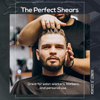 Suvorna 6" hair scissors for professional, barber & hairdresser - hair shears for cutting, trimming, grooming, precision, facial hair - Right Hand hair cutting scissors for men, women, kids, adults.