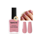18ml Dusty Rose Nail Polish Large Volume Quick Drying Light Pink Nail Polish, Fast Drying and Long Lasting Color Nail Art DIY Home Manicure Gift for Women