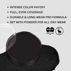 Mehron Makeup Color Cups | Stage, Foundation, Face Paint, Body Paint, Halloween Makeup | Greasepaint .5 oz (14 g) (Black)