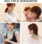 2 PCS Small Ice Collar, Kid Neck Cooling Tube, Wearable Cooling Neck Wraps for Summer Heat I Hands Free Cold Pack, Reusable Neck Coole (S-Pink+Blue)