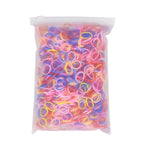 3200 Pcs Elastic Rubber Bands Small Hair Ties Hair Rubber Mini Hair Bands Hair Elastics Tiny Soft Holder Ponytails for Girls (Multicolor)
