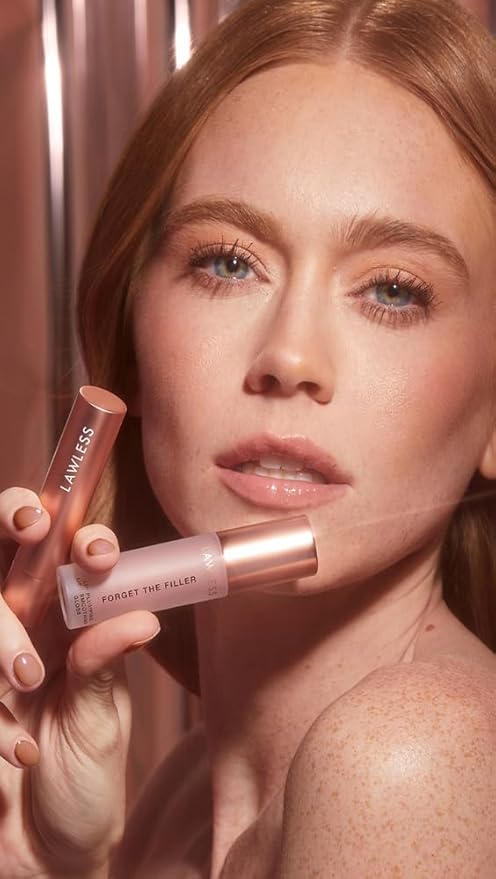 Lawless Women's Lip Twin Bundle, Nudie, Pink, 2 Count