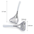 2-in-1 Gua Sha Cryo Sticks, Facial Skin Care Tools for Women Face and Eyes Massage, Unbreakable Stainless Steel Esthetician Supplies, Cooling Spa Ice Globes Roller with Carry Case
