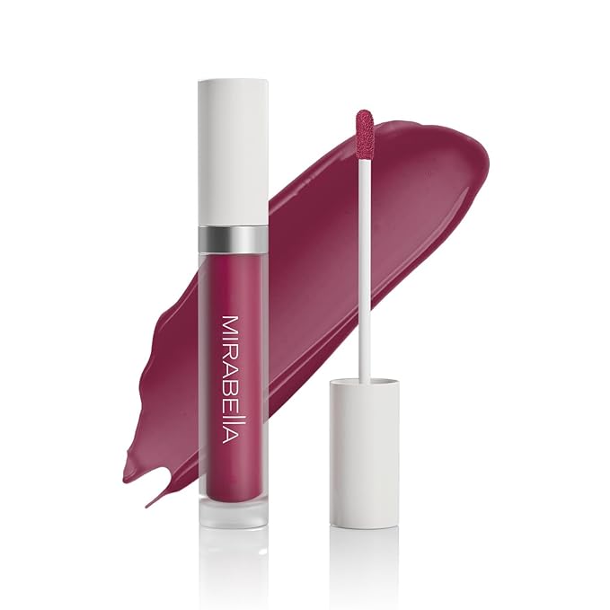 Mirabella - Luxe Advanced Formula Lip Gloss, Non-Sticky Hydrating Lip Glosses with Vegan Lanolin, Jojoba Oil & Vitamin E, Long-Lasting & Cruelty-Free Makeup, Sublime (Rich Purple Plum)