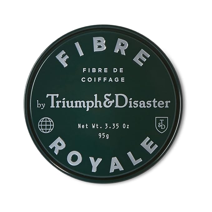TRIUMPH & DISASTER Fibre Royale Hair Wax – Strong Hold Pomade for Thick Hair, Natural Finish Styling for Men & Women, 95g