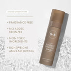 SUGARED + BRONZED Sunless Tanning Water - No Added Bronzer, FlexExpress® Formula, Self-Tanner for Face & Body, Lightweight, Hydrating, Clean Ingredients, Long-Lasting, Suits All Skin Types (4 Fl Oz)