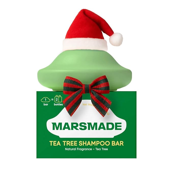 Tea Tree Shampoo Bar 2.0 - Hydrating & Moisturizing Natural Hair Soap Bar Shampoo for Excess Oil Build-Up & Scalp Nourishment - Bathing Soap Solid Shampoo for All Hair Types (120g, 4.23oz)