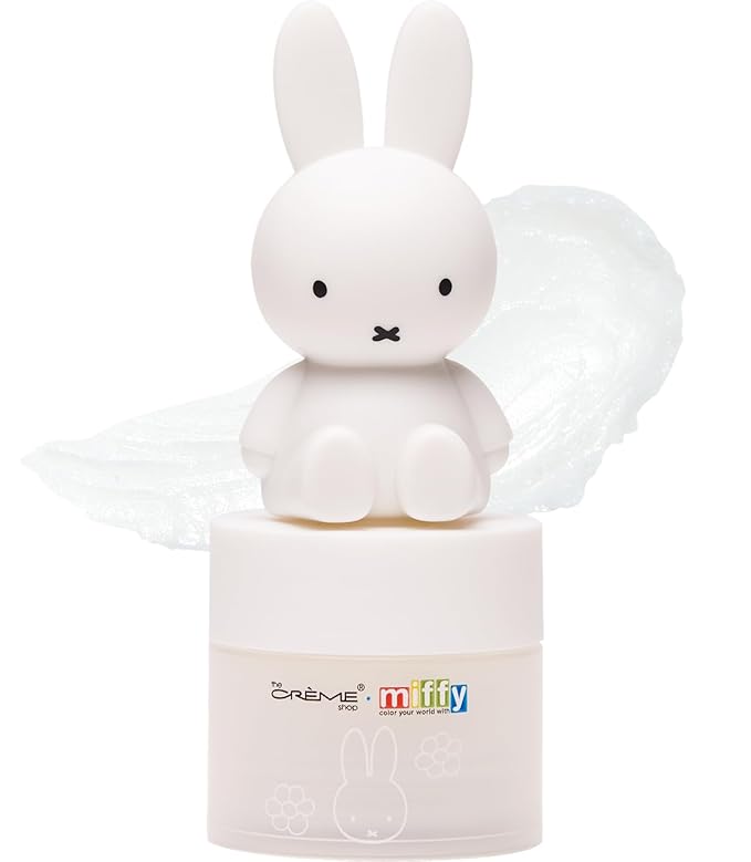 The Crème Shop Miffy Tinted Lip Balm with adorable Miffy cap, with Hyaluronic Acid and Murumuru to moisturize, soften and visibly improve chapped or dry lips - Magnificent Marchmallow