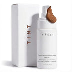 NAELI Anti Aging Tinted Moisturizer SPF 50, Mineral Sunscreen for Face with Zinc Oxide, Peptides & Ceramides, Natural Hydrating Dark Tint - 1.4 oz