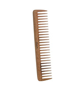 Wide Tooth Wooden Comb Handmade - Natural Vintage Style Wide Tooth Comb for Curls Gentle Styling - Anti-Static Wood Hair Combs For Women Detangling (Sparse Tooth)