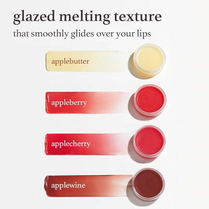 NOONI Vegan Appleberry Lip Mask Overnight – Hydrating Lip Balm & Butter with Shea Butter & Vitamins | Soothing Moisturizer, Softening Treatment for Dry Lips, Gifts For Women, 0.42 oz