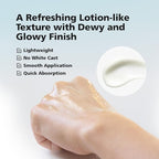 EX Green Mild Collagen Daily Sun Serum, 2.03 Fl Oz SPF 50+ PA++++ | No White Cast | Lightweight Sunscreen Moisturizer | Skin-Friendly, Safe, Clean Ingredients | Lotion-Like Texture | K-Beauty