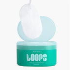 LOOPS Milky Cleanser - Deep Cleansing and Hydrating Skin Care - Pre-soaked Bamboo Pad - Facial Wash with Milky Oil Complex - Oil Cleanser for Face - Face Wash, Facial Cleansing Pads - Gifts for Women