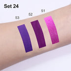 evpct 3Pcs Lavender Dark Violet Purple Matte Lip Liner & Liquid Lipstick Stain Makeup Set for Women, Lip Liner Stain Long Lasting Waterproof Smudge Proof, Cruelty Free Lip Makeup 24 hours originales