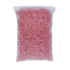 3200 Pcs Elastic Rubber Bands Small Hair Ties Hair Rubber Mini Hair Bands Hair Elastics Tiny Soft Holder Ponytails for Girls (Red)