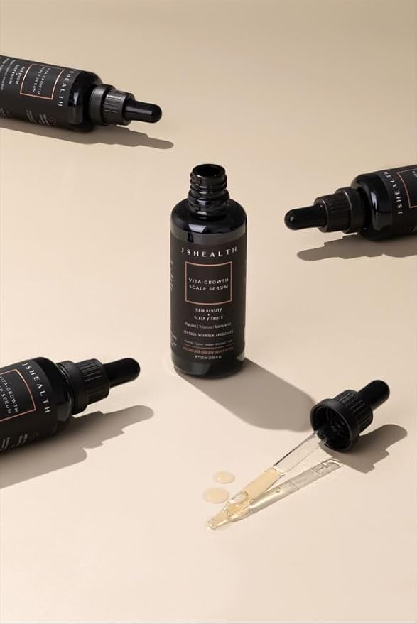 JSHealth Vitamins Vita-Growth Scalp Serum for Hair Density & Scalp Vitality - Hair Serum for Women with Peptides, Vitamins & Amino Acids