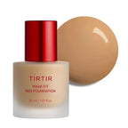 TIRTIR Mask Fit Red FoundationㅣLong Lasting Flawless Coverage, Energy Essence, Lightweight, Hydrating, Pore-Blurring, Breathable Satin Finish, Makeup, Radiant Skin, #34W Toffee, 1.01 Fl Oz