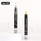 evpct 2Pcs Cream Eyeshadow Sticks Set for Eyes Light Khaki & Desert Gold Shimmer Eye Crayon Shadow Brightener Stick Pencil Pen Bulk sombras en crema para ojos 04+06