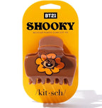 Kitsch BT21 Recycled Plastic Puffy Medium Hair Clips for Women, Medium Claw Clip for Thin & Thick Hair | Ideal Gifts for Women - SHOOKY, 1pc