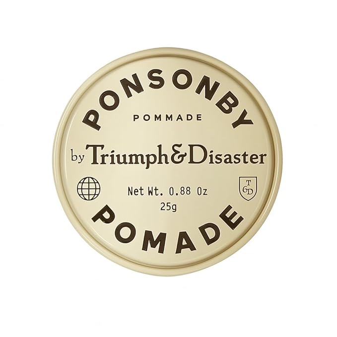 TRIUMPH & DISASTER Ponsonby Pomade – Medium Hold Hair Wax for Men and Women, High Shine, Non-Greasy Finish, 25g – Fine to Thick Hair