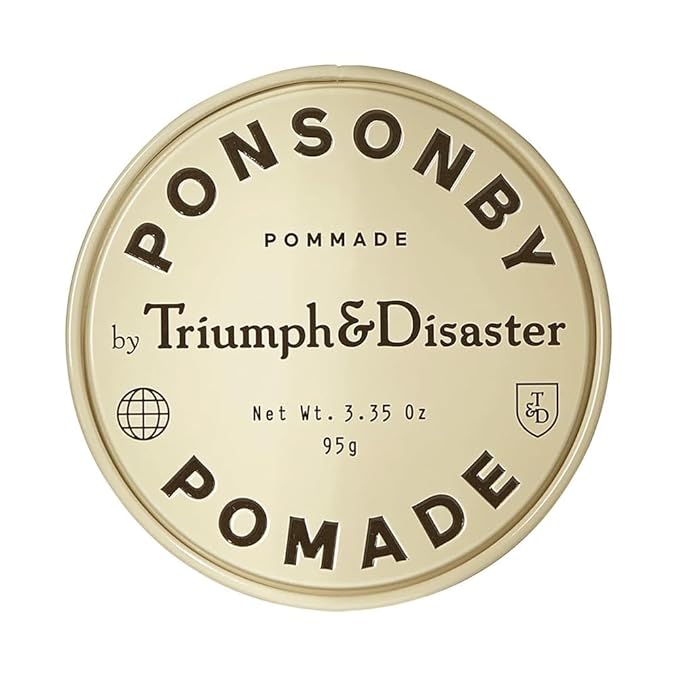 TRIUMPH & DISASTER Ponsonby Pomade – Medium Hold Hair Wax for Men and Women, High Shine, Non-Greasy Finish, 95g – Fine to Thick Hair