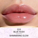 Tinted Lip Balm with Colorful Serum Core, CATKIN Cute 2-in-1 Coral Lip Balm Gloss, Moisturizing with Jojoba Oil Hyaluronic acid, Citrus Tea Flavor, Trendy Lip Care for Women & Girls - C03 Coral