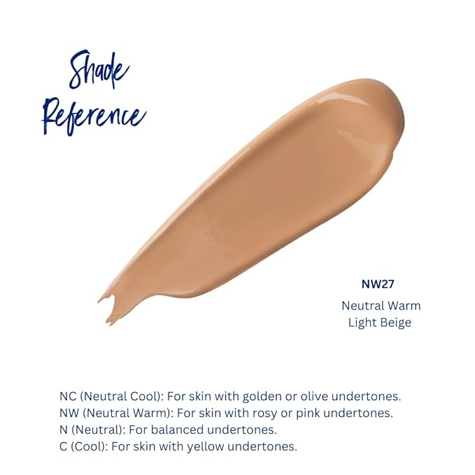 Best Bronze Bombshell Body Makeup - Tattoo Cover Up Makeup & Body Foundation Waterproof - Tattoo Concealer Waterproof for Scars, Varicose Veins Cover Up & Leg Foundation (NW27 Light Beige)