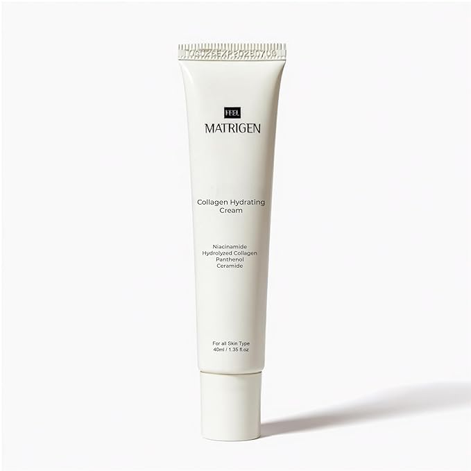 Collagen Hydrating Cream with Niacinamide, Hydrolyzed Collagen, Panthenol & Ceramide – Deep Moisture, Skin Barrier Support, Firmness & Radiance, 1.35 fl. oz