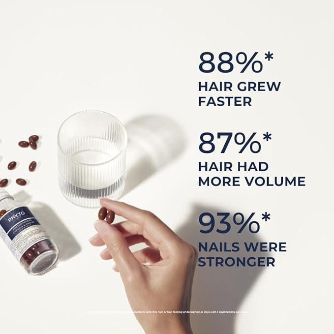 PHYTO Phytophanère 100% Natural Hair Loss Thinning Dietary Supplement, 4-Month Supply