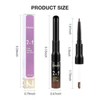 1Pcs 2 in 1 True Nude Matte Lip Liner and Liquid Lipstick Stain Makeup Set for women, True Nude Long Lasting Smudge Proof Lip Tint Matte Finish Lip Gloss for All-Day Color Hold Easy to Use 62#
