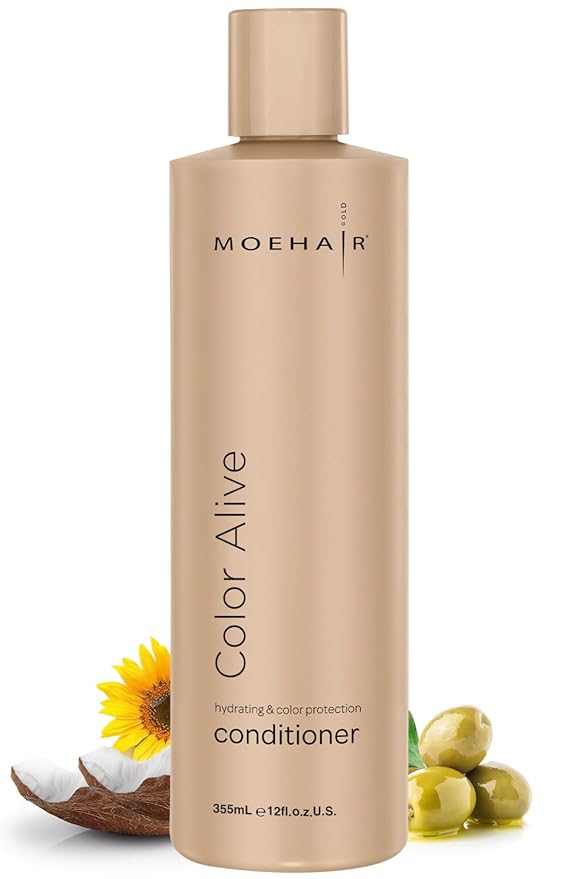 MOEHAIR Color Alive Conditioner (12 Fl. Oz), Hydrating & Nourishing Conditioner for Color Treated Hair | Reduces Scalp Dryness | Preserves Hair color | Paraben & Sulfate Free