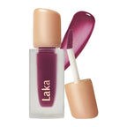 Laka Fruity Glam Tint, 4.5g/0.15oz, Glowing Lip Stain with Wide Color Spectrum, Hydrating & Lightweight Texture, Long-Lasting Bold Stain, Non-Sticky, Vegan, K-Beauty (#130 Fogberry)