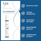 Lira Clinical ICE Clear Stick - On-the-Go Acne Spot Treatment Stick Infused with Salicylic Acid & Collagen Peptides - Quick Fix Pimple Stick to Combat Breakouts & Reduce Redness - 0.5 fl oz