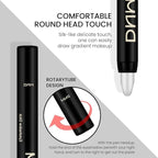 evpct 2Pcs Cream Eyeshadow Sticks Set for Eyes Pearl White & Pearl Black Shimmer Eye Crayon Shadow Brightener Stick Pencil Pen Bulk sombras en crema para ojos 01+03