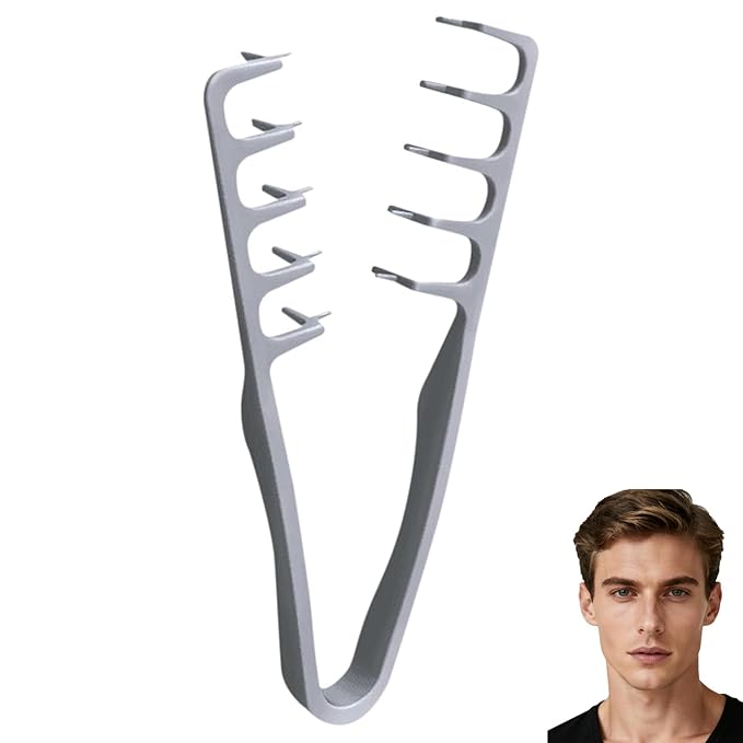 Texture Comb, 2025 Upgrade Volumizing Wide Tooth Hair Styling Comb, Men's Fluffy Texture Hair Styling Appliances